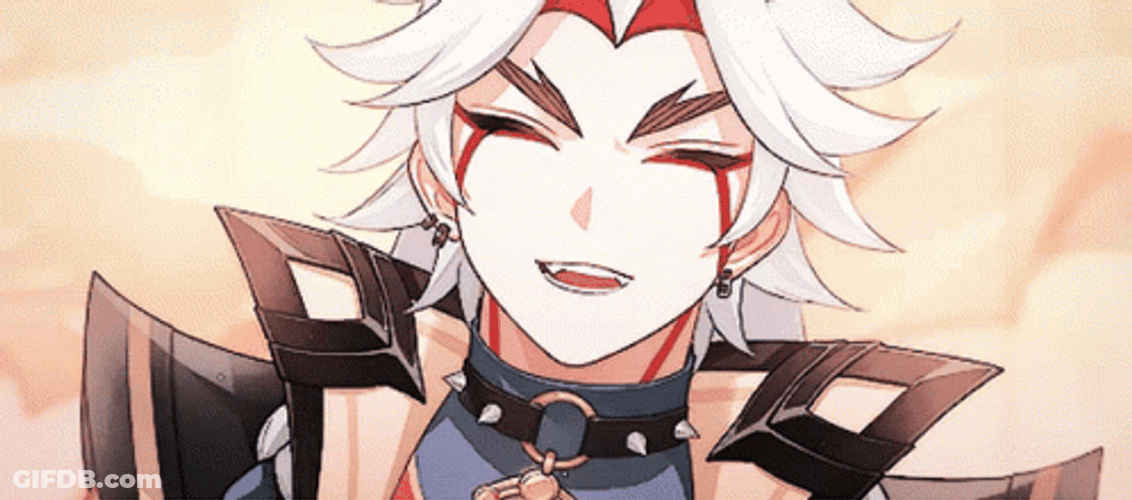 Arataki Itto Cute Chucking GIF