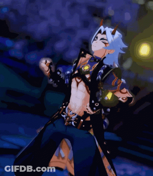 Arataki Itto Pumped Up Dance GIF