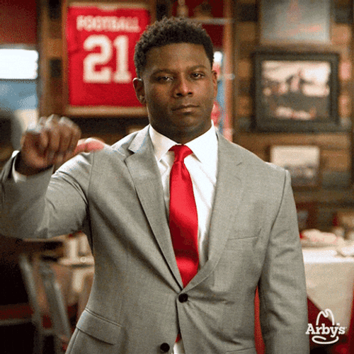 Arbys LaDainian Tomlinson Thumbs Down Commercial GIF
