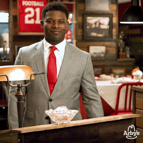 Arbys Partnership LaDainian Tomlinson Promo Campaign GIF
