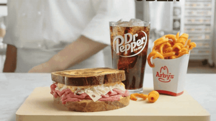 Arbys Reuben Yummy Meal Set Commercial GIF