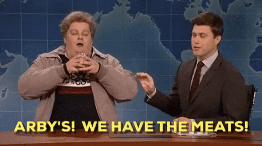 Arbys We Have Meats Drunk Uncle SNL GIF