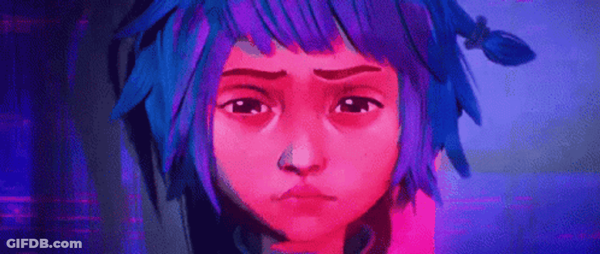 Arcane Jinx Before And After GIF