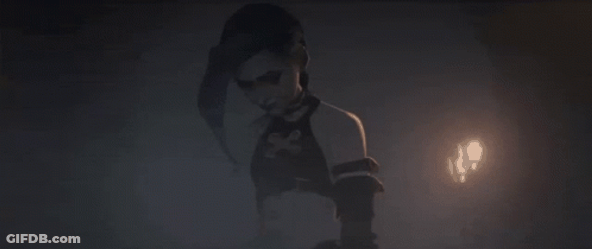 Arcane Jinx Is Ready To Fight GIF