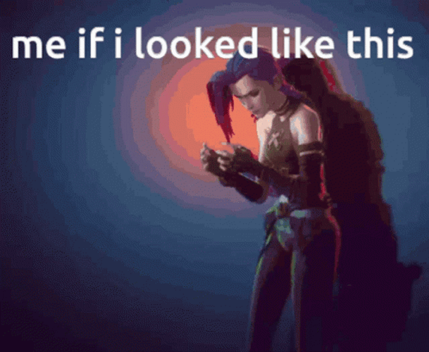 Arcane Jinx Lost In Self GIF