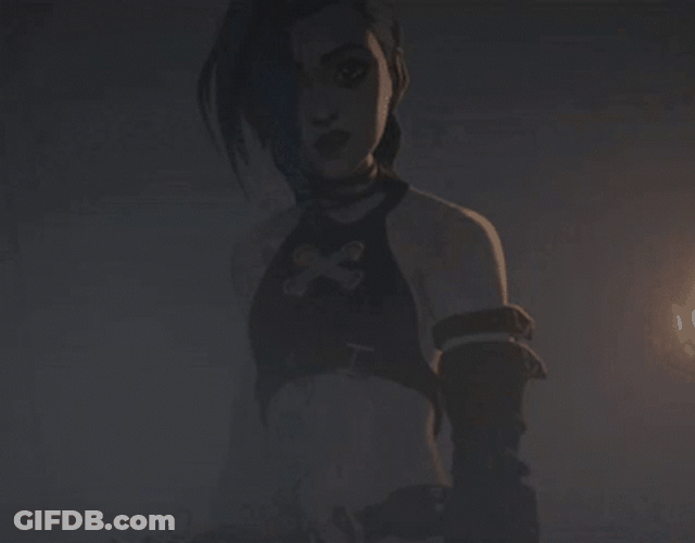 Arcane Jinx Want To Fight Alone GIF