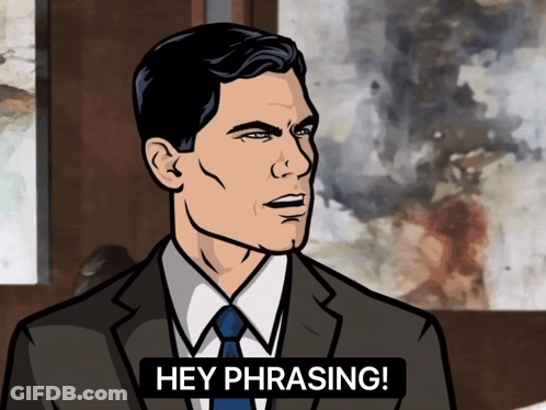 Archer From Archer Says Hey Phrasing In A Cartoon GIF