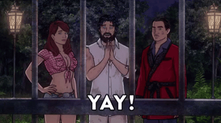 Archer Man Clapping Yay GIF