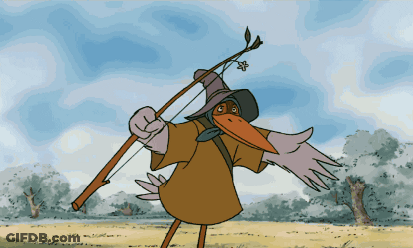 Archery Master Robin Hood Animated Classic GIF