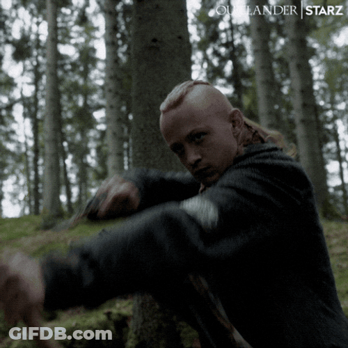 Archery Outlander Character Ian Murray GIF
