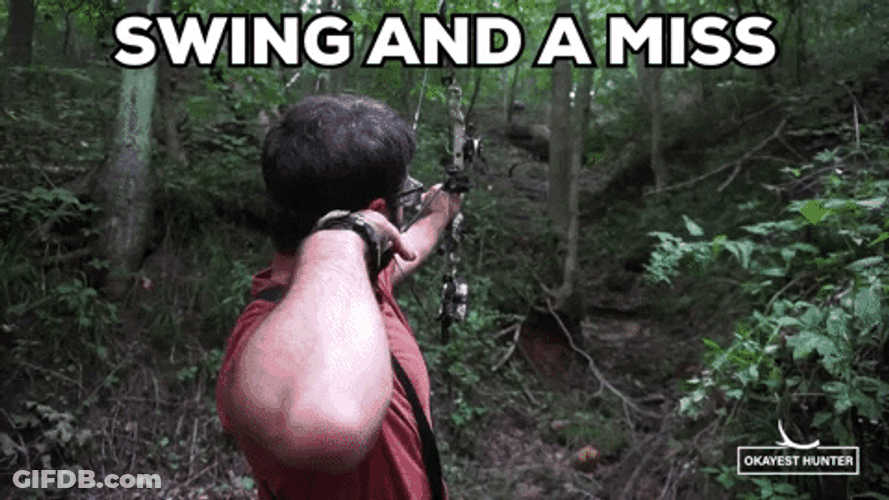 Archery Practice Swing And Miss GIF