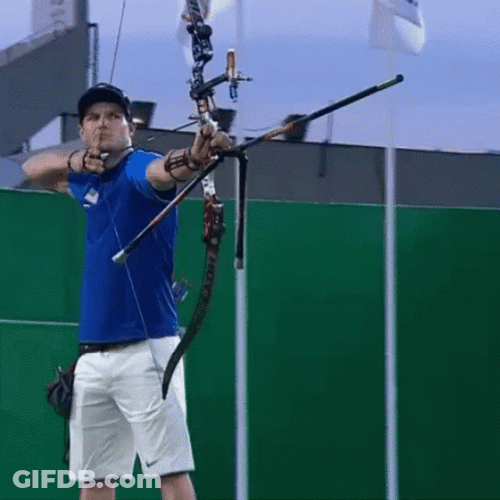 Archery Range Target Board GIF