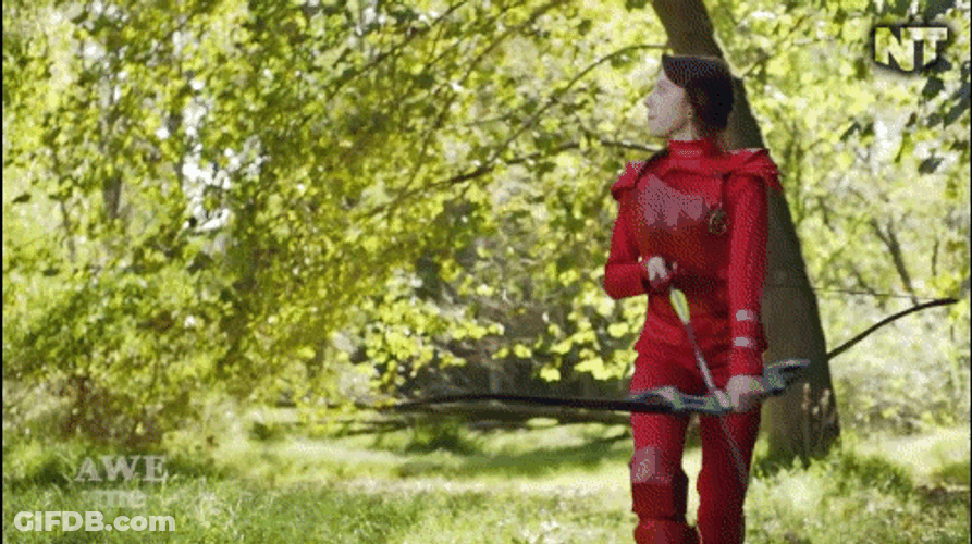 Archery Shot Katniss Everdeen Hunger Games Meme GIF