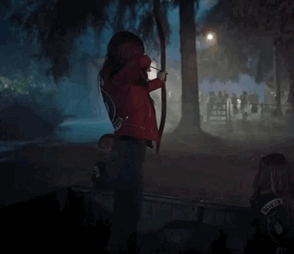Archery Target Shooting Fierce Woman Riverdale GIF