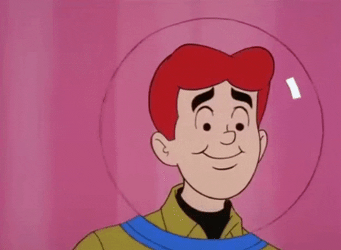 Archie Comics Glass Helmet GIF
