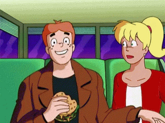 Archie Comics Pushing Sabrina GIF