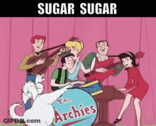 Archies Cartoon Playing Instruments On Stage GIF