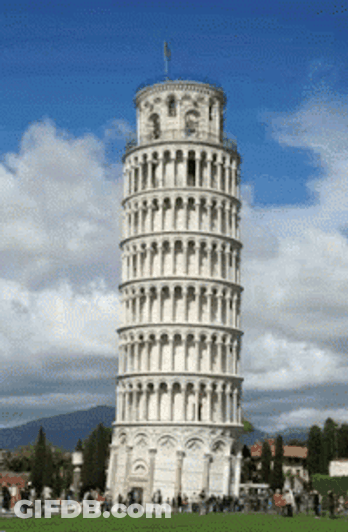 Architecture Leaning Tower Of Pisa GIF