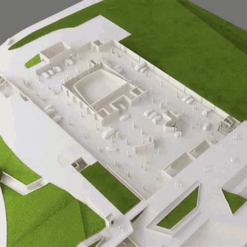 Architecture Model Building GIF