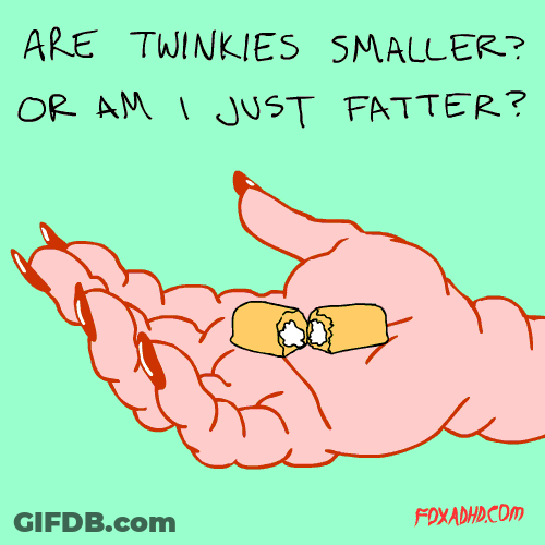 Are Twinkie Smaller GIF