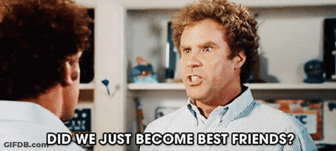 Are We Best Friends Will Ferrell John Reilly GIF