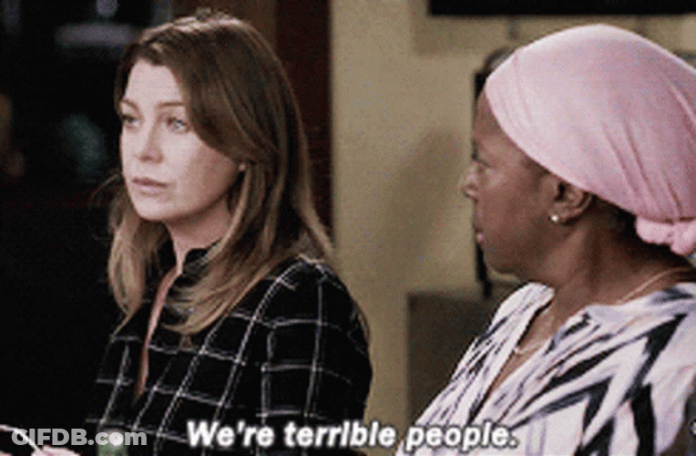 Are We The Baddies Meredith Grey GIF