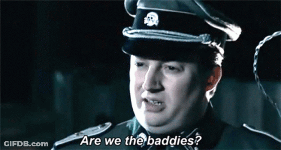 Are We The Baddies Mitchell And Webb GIF
