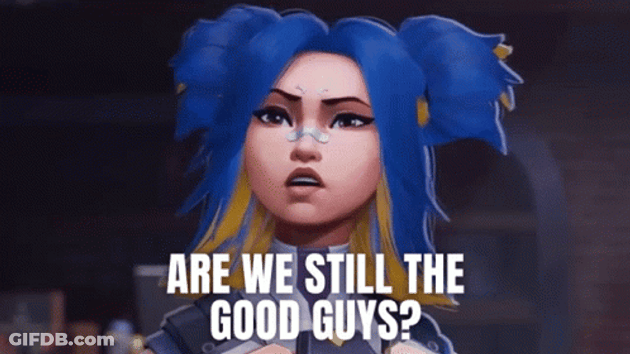 Are We The Baddies Neon Valorant GIF
