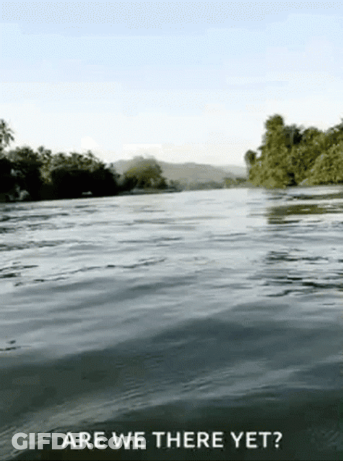 Are We There Yet Floating Through Water GIF