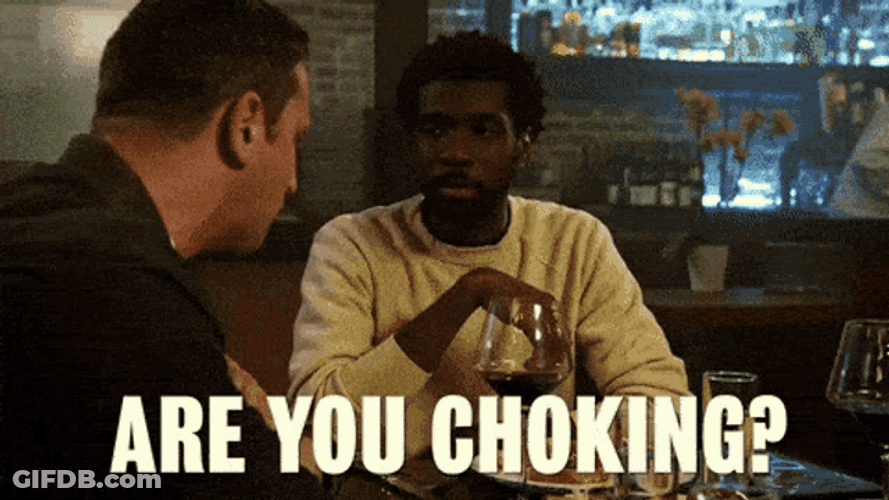 Are You Choking Tim Robinson GIF