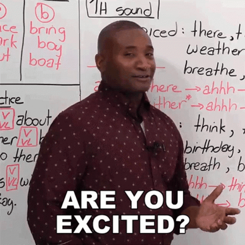 Are You Excited I'm Excites GIF