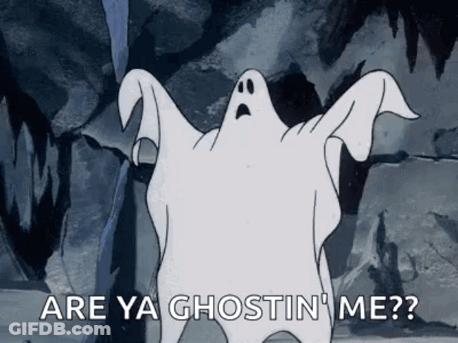 Are You Ghostin Me Ghosted GIF