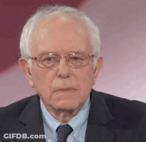 Are You Kidding Me Bernie Sanders Reaction GIF