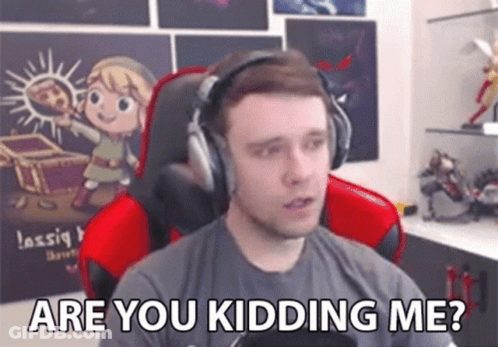 Are You Kidding Me Gamer Red Mercy GIF