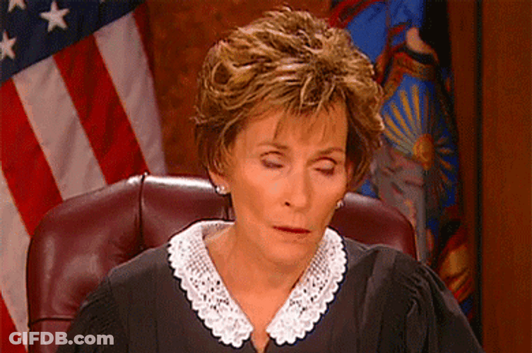 Are You Kidding Me Judge Judy Eye Roll GIF