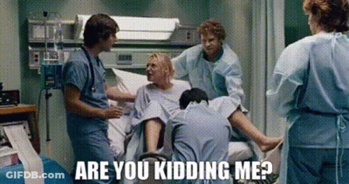 Are You Kidding Me Woman In Hospital Bed GIF