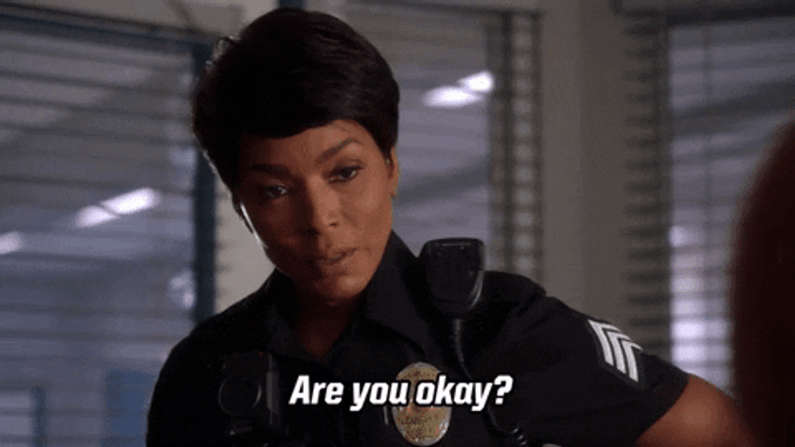 Are You Ok Angela Bassett As Nypd Officer Ask GIF