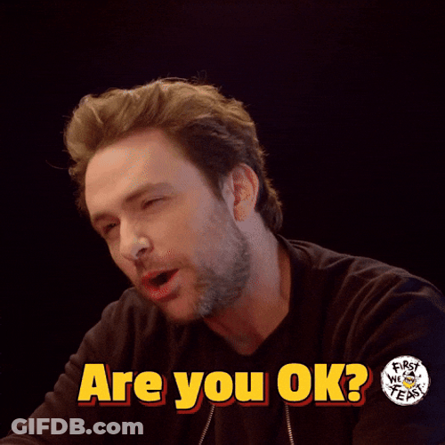 Are You Ok Charlie Day Asking GIF