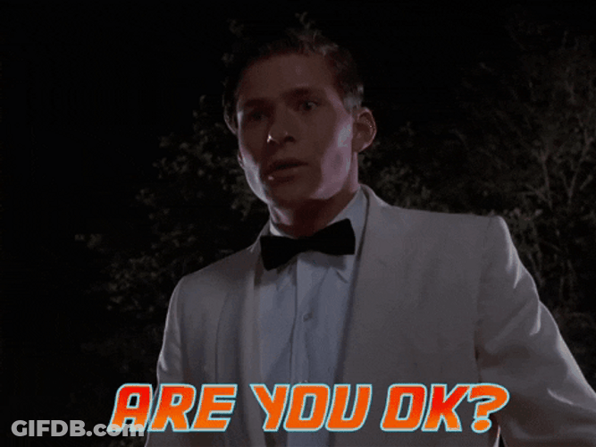 Are You Ok George McFly Picking Up GIF