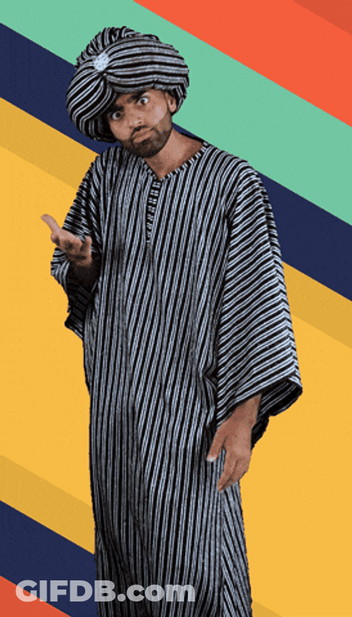 Are You Ok Guy In Muslim Robe GIF