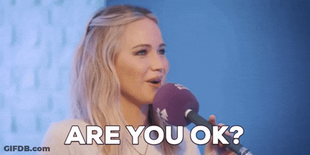 Are You Ok Jennifer Lawrence Laughing GIF