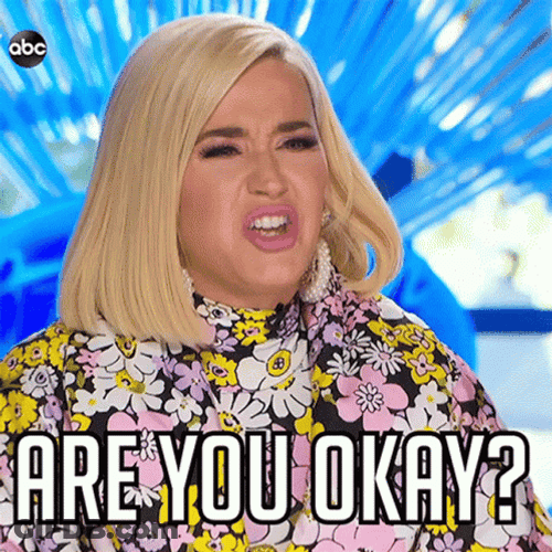 Are You Ok Katy Perry On Set GIF