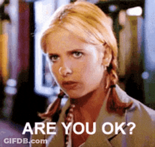 Are You Ok Sarah Michelle Gellar Doubting GIF