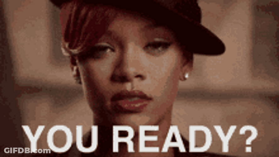 Are You Ready Barbadian Singer Rihanna GIF
