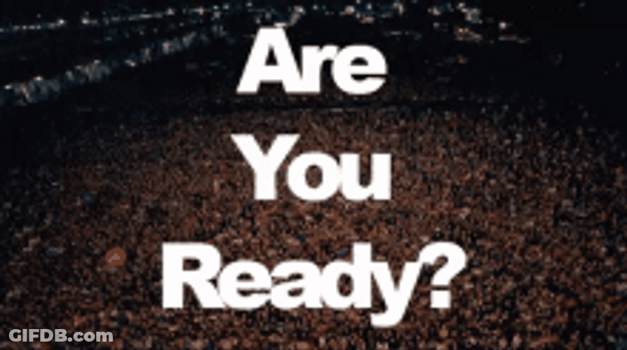 Are You Ready Concert Audience Crowding GIF