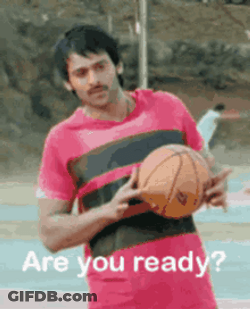 Are You Ready Guy Holding Basketball GIF