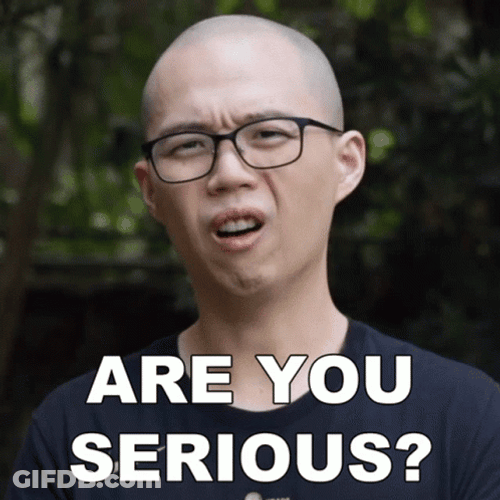 Are You Serious Chris Cantada Blogger GIF