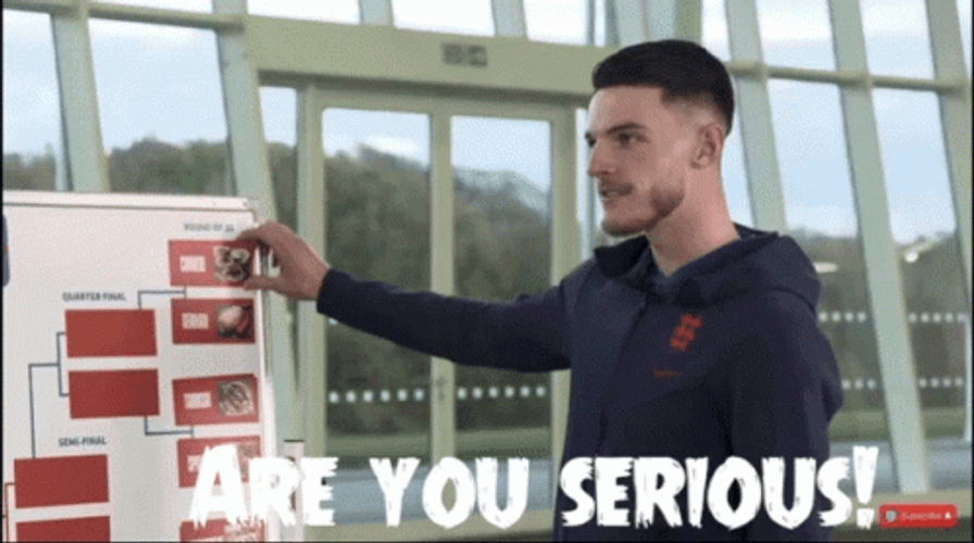Are You Serious Declan Rice Footballer GIF