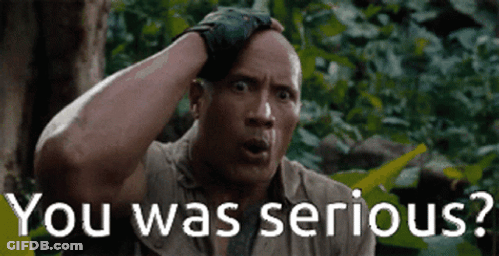 Are You Serious Dwayne Johnson Actor GIF