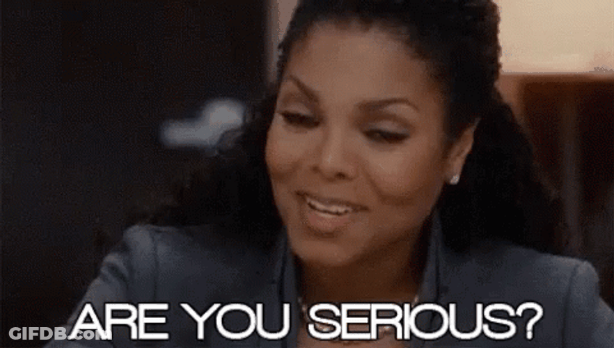 Are You Serious Janet Jackson Singer GIF